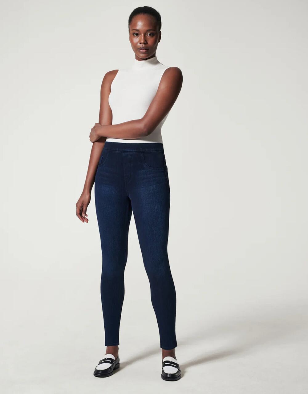 Spanx Jeanish Ankle Leggings - Small